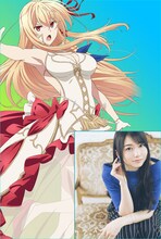 アリスリーゼ・ルゥ・ネビュリス9世と、アリスリーゼ役を演じる雨宮天。