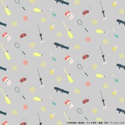 真選組の総柄デザイン（ライトグレー）。