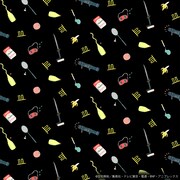 真選組の総柄デザイン（ブラック）。