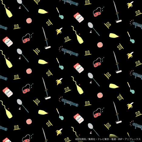 真選組の総柄デザイン（ブラック）。