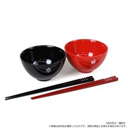 「葉とアンナの夫婦茶碗＆夫婦箸セット」