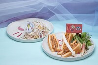 「犬夜叉のビーフサンド」と「殺生丸の冷製パスタ」。