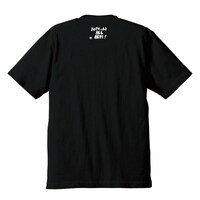「Cタイプ T-shirts ブラック」の背面。