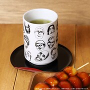 「湯のみ 巨人だらけ」の使用例。