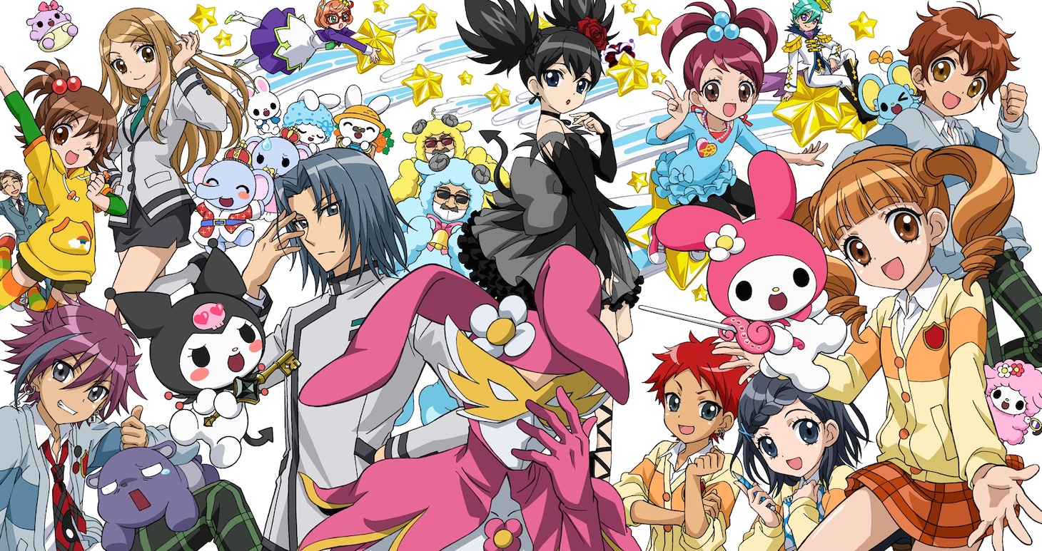 「おねがいマイメロディ」シリーズのビジュアル。