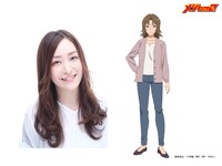 植田佳奈と藤井美保のキャラクタービジュアル。