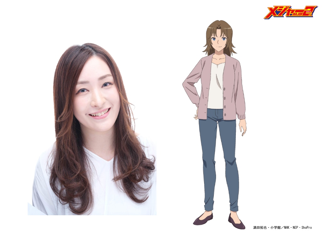 植田佳奈と藤井美保のキャラクタービジュアル。