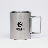 「篠原重工折りたたみステンレスマグカップ」