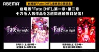 劇場版「『Fate/stay night [Heaven's Feel]』」配信告知バナー (c)TYPE-MOON・ufotable・FSNPC