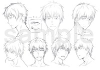 吉田のキャラクターラフデザイン。