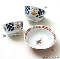 波佐見焼のどんぶりとラーメン鉢。