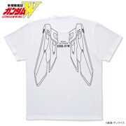 「新機動戦記ガンダム W バックモチーフ T シャツ XXXG-01W ウイングガンダム」の背面。