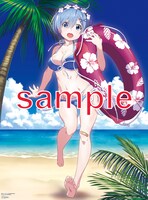 「Re:ゼロから始める異世界生活」のB2ポスター。執筆はぽよよん▼ろっく。※▼はハートマーク