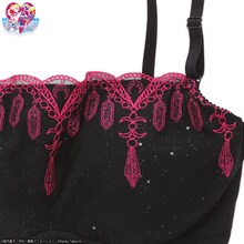 「美少女戦士セーラームーン おやすみ用ブラ＆ショーツセット ブラック・レディモデル」