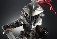 ゴブリンスレイヤーのソフビフィギュア。