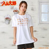 「とっとこハム太郎 クッキー缶デザイン Tシャツ」の「一覧デザイン」。