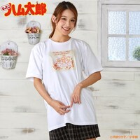 「とっとこハム太郎 クッキー缶デザイン Tシャツ」の「集合デザイン」。