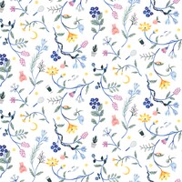 青春学園のボタニカル柄デザイン。