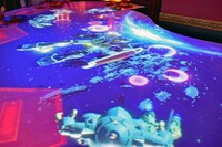 連邦のMSとの戦闘も間近で楽しめる。