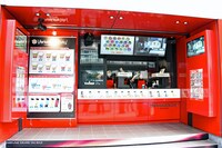 「fortuneLatte Cafe」の様子。