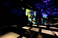 GUNDAM Cafe TOKYO BRAND CORE内「レストランエリア」。