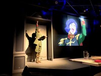 GUNDAM Cafe TOKYO BRAND CORE内「レストランエリア」の様子。