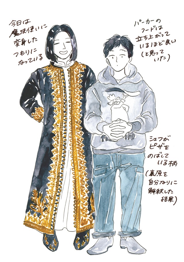 「百女百様～街で見かけた女性たち」イラスト