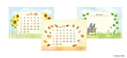 「となりのトトロ 2021年壁掛けカレンダー きのことり」