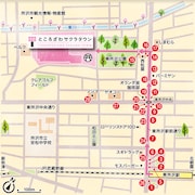 LEDマンホールの設置場所。