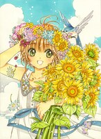 「『カードキャプターさくら クリアカード編』レインボーフォーチュンペン」のイラスト。