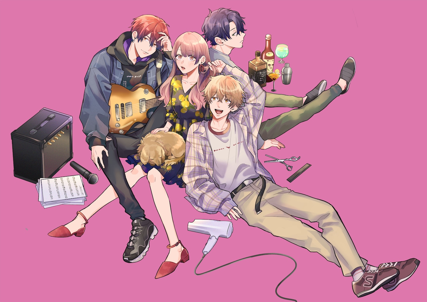 「3Bの恋人〜付き合ってはいけない職業男子との恋遊戯〜」イラスト