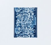 「日に流れて橋に行く」のオリジナル手ぬぐい。