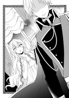 「ノベル 捨てられた皇妃」1巻収録の挿絵。