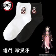 「『鬼滅の刃 靴下屋 オリジナル刺繍靴下』竈門禰豆子」