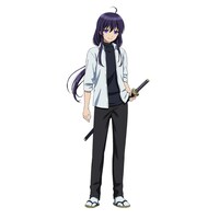 ミコト（CV：東山奈央）。桃の力を有した、“魔物狩り”と呼ばれる少年。鬼に対して強い憎しみを抱いており、世界中の鬼を皆殺しにするためにお供の犬とともに旅をしている。(c)クール教信者・ヨハネ/講談社/「ピーチボーイリバーサイド」製作委員会