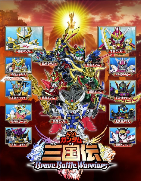 「SDガンダム三国伝 Brave Battle Warriors」ビジュアル