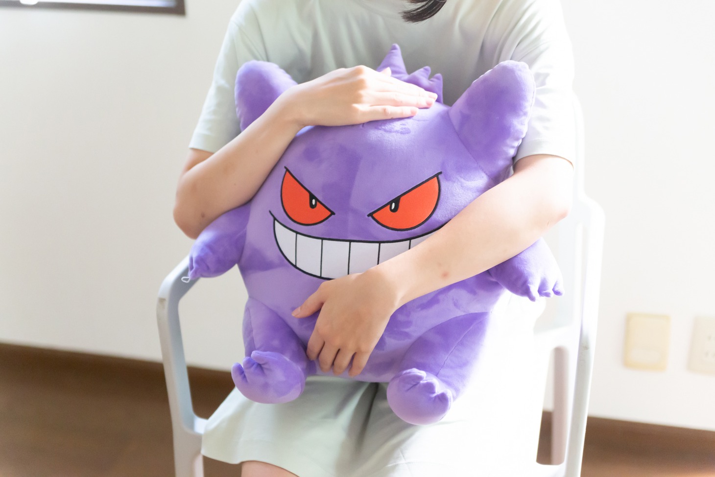 「ポケットモンスターPCクッション ゲンガー」使用イメージ