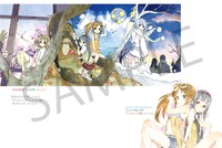 「-白身魚 自選イラスト集- 真昼の月」より。