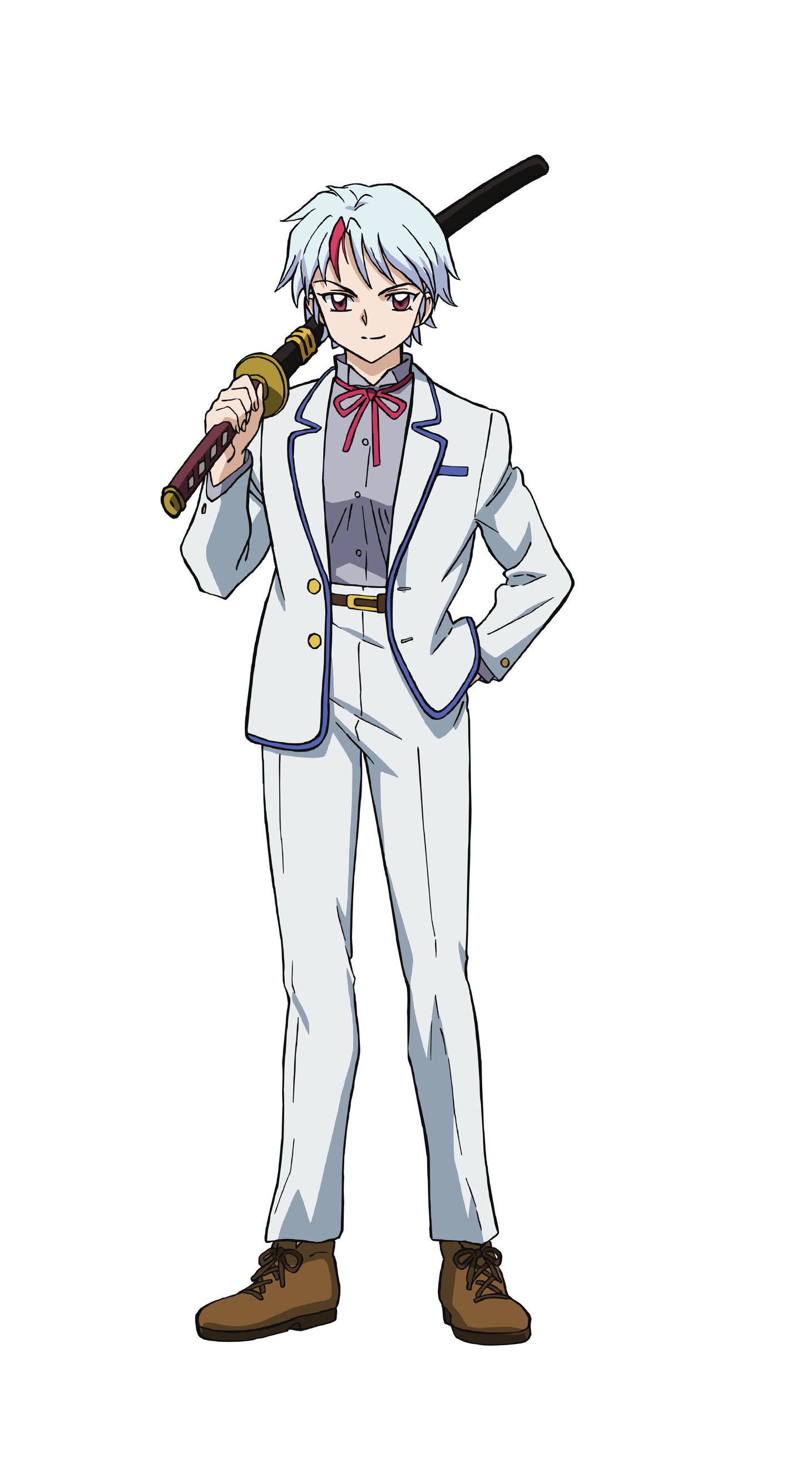日暮とわのキャラクター設定画。