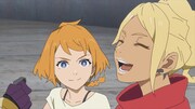 TVアニメ「デカダンス」第6話の場面カット。