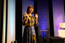 「アイカツプラネット！」の応援サポーター、ももいろクローバーZの玉井詩織。