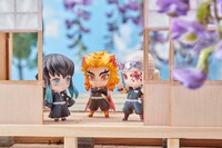 「鬼滅の刃 炭治郎と柱たちマスコットセット」のイメージ。