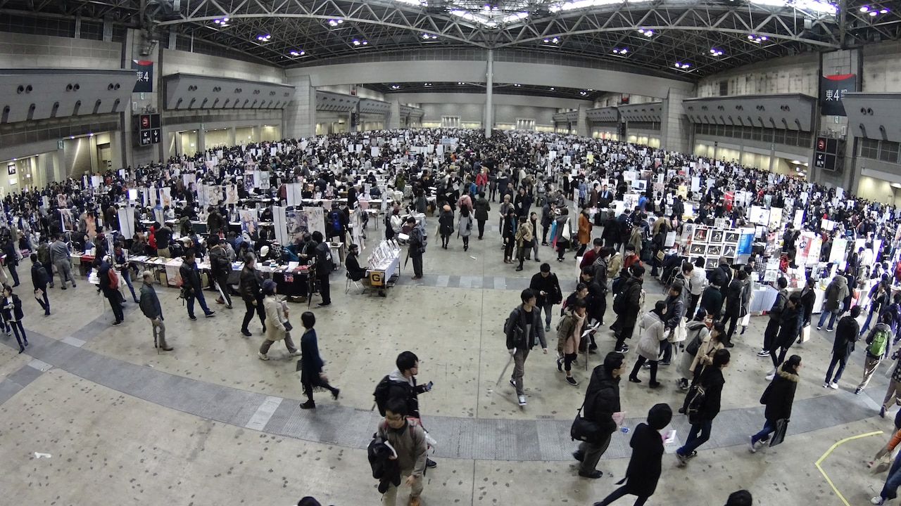 コミティアの様子。