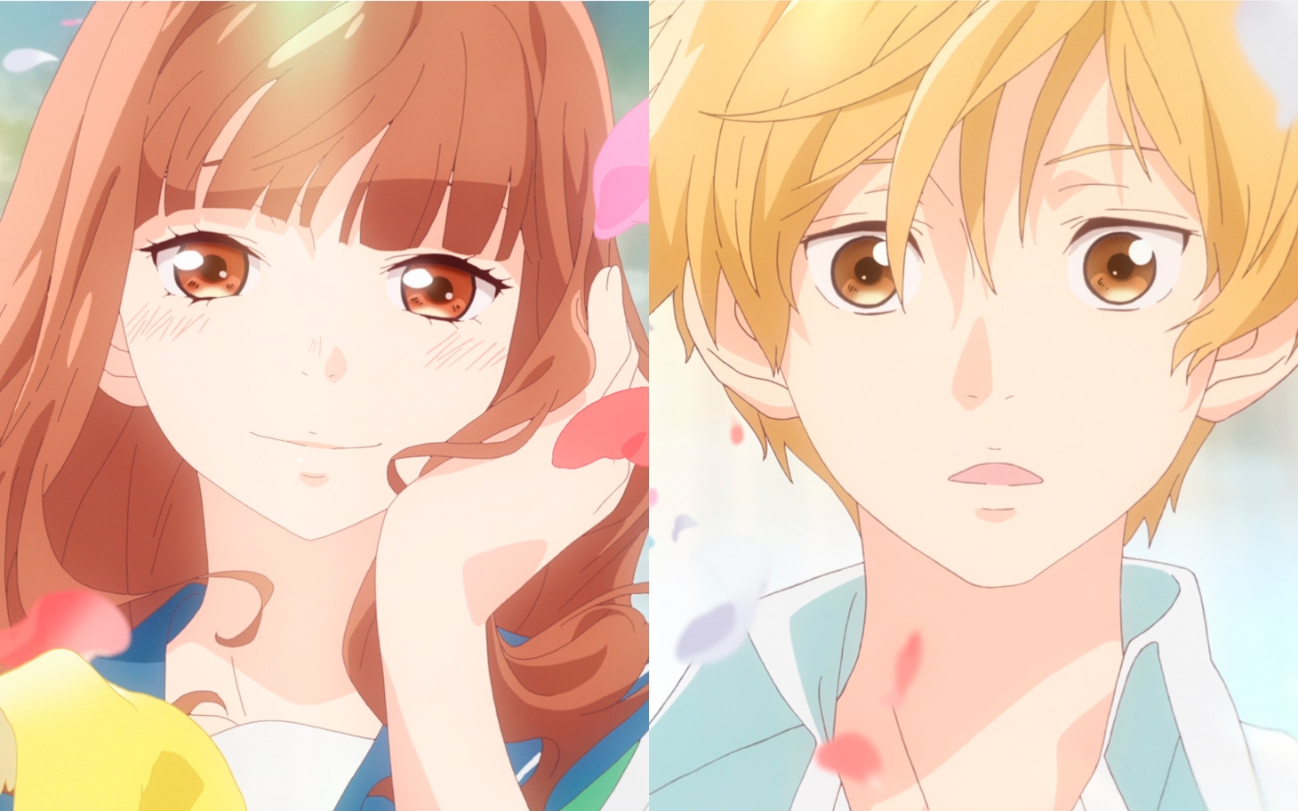 アニメ映画「思い、思われ、ふり、ふられ」のビジュアル。(c)2020 アニメ映画「思い、思われ、ふり、ふられ」製作委員会 (c)咲坂伊緒/集英社