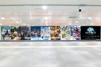 渋谷駅の東急田園都市線渋谷道玄坂ハッピーボードBの通常時。