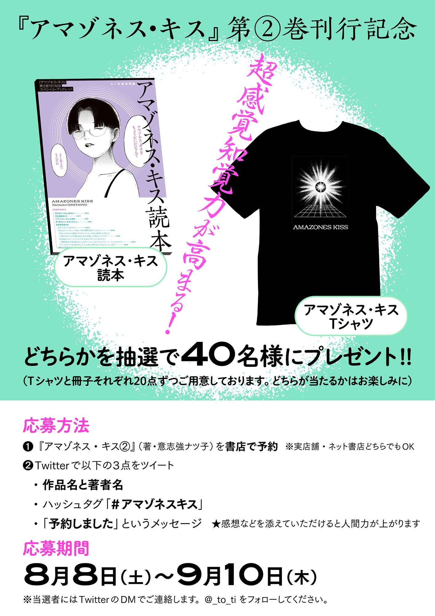 「アマゾネス・キス」プレゼントキャンペーンの紹介画像。