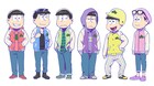 「おそ松さん」第3期の新衣装“スタジャン”着用した6つ子の全身ショット公開