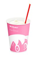 「マックシェイク ヨーグル“ド”（ヨーグルト味）」ののオリジナルカップの1種。