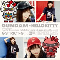 「愛と平和のガンダム＆ハローキティプロジェクト」とNEW ERAによるコラボアイテム。