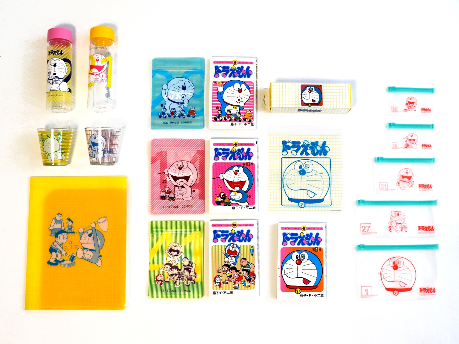 「ASOKO de ドラえもん てんとう虫コミックス」のラインナップ。